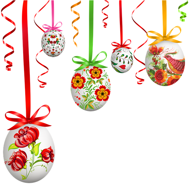 Easter, Egg, Pysanka, Easter Eggs - Easter Hanging Egg Transparent Clipart (640x640), Png Download