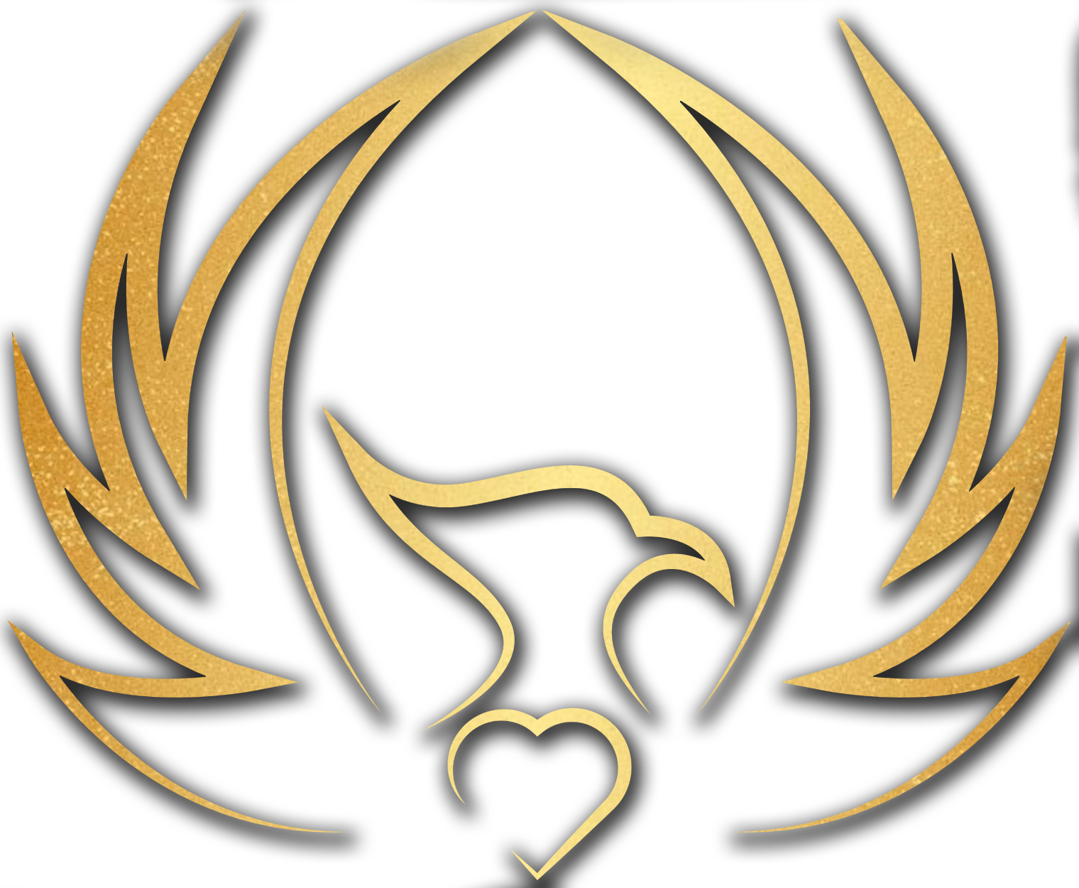 3d Gold Phoenix Clipart (1520x1250), Png Download