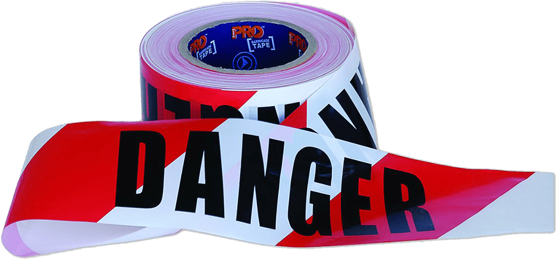 White Caution Tape - Danger Tape Clipart (1200x582), Png Download
