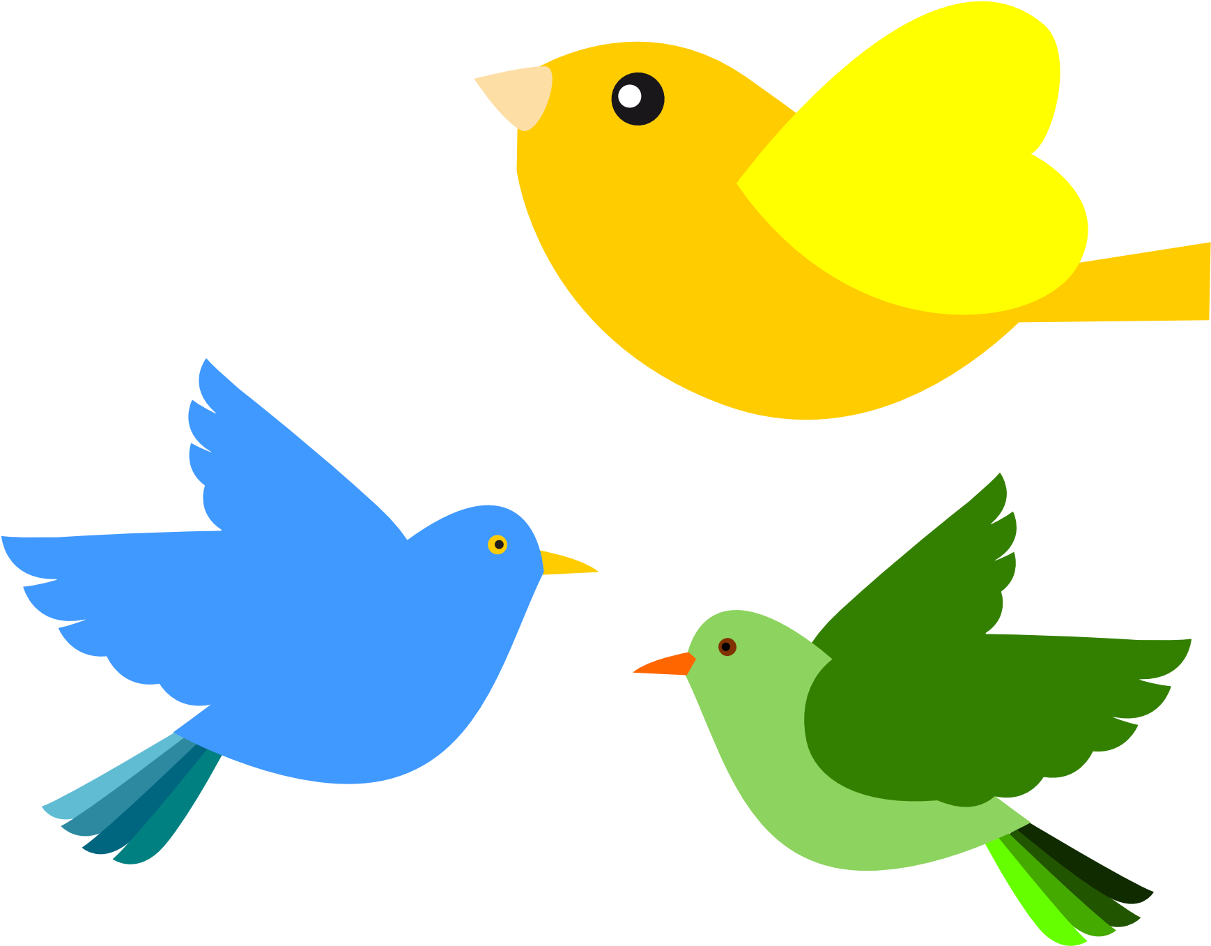 Twitter Bird Tweet Tweet 65 1969px - Flying Bird Clipart Png Transparent Png (1738x1357), Png Download