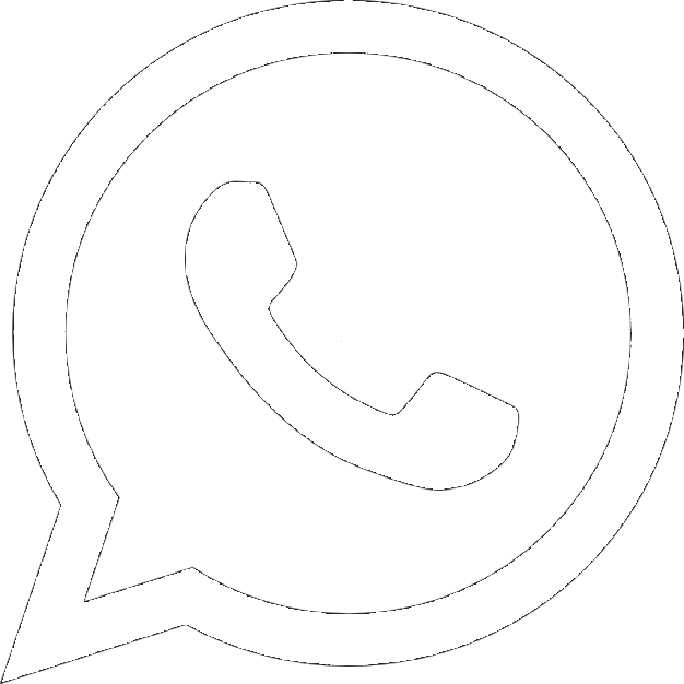 Logo Whatsapp Png Branco - Logo Whatsapp Branco Png Clipart (626x626), Png Download