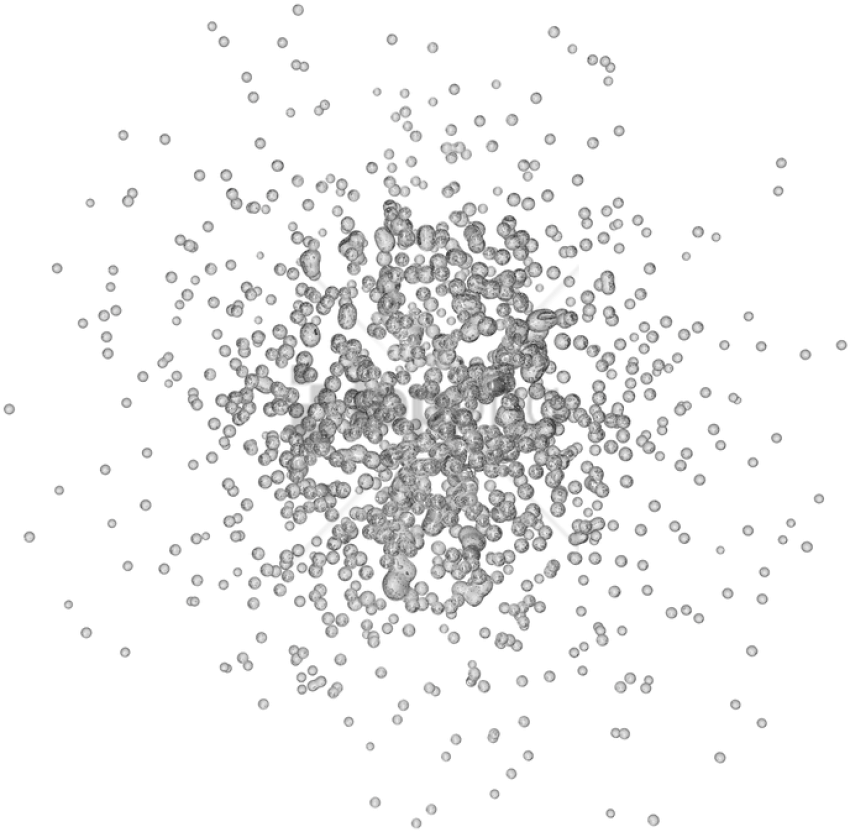 Splattered Water Drops Png - Drawing Clipart (688x673), Png Download
