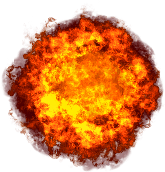 Wing Vector Guitar Fire - Explosion Png Clipart (612x615), Png Download