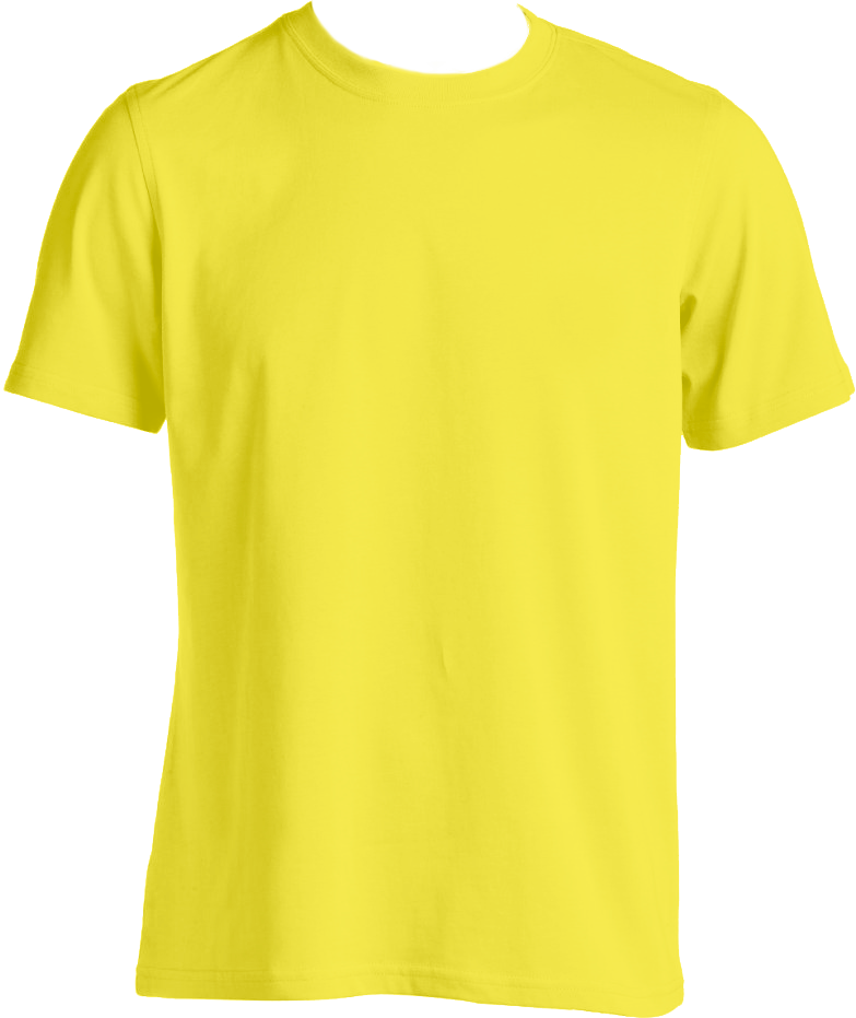 Download Download Yellow Tshirt Png - Yellow T Shirt Template Png ...