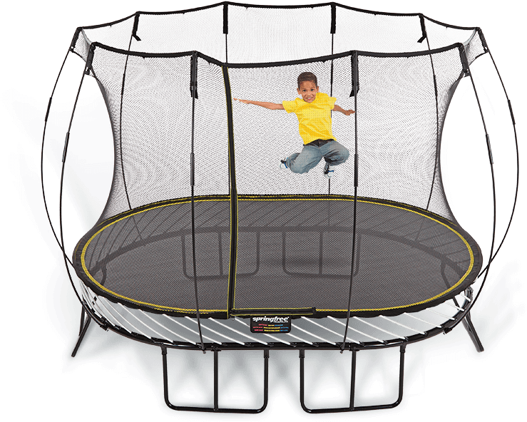Medium Oval - Medium Oval Springfree Trampoline Clipart (975x760), Png Download