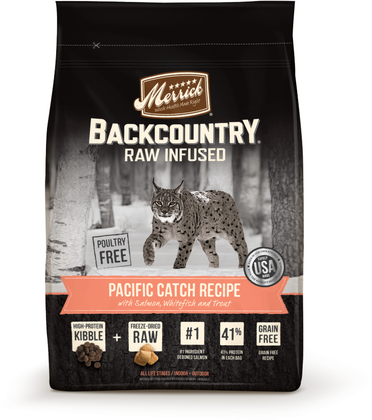 Merrick Backcountry Grain Free Kitten Recipe Dry Cat - Merrick Backcountry Dog Food Puppy Clipart (800x800), Png Download