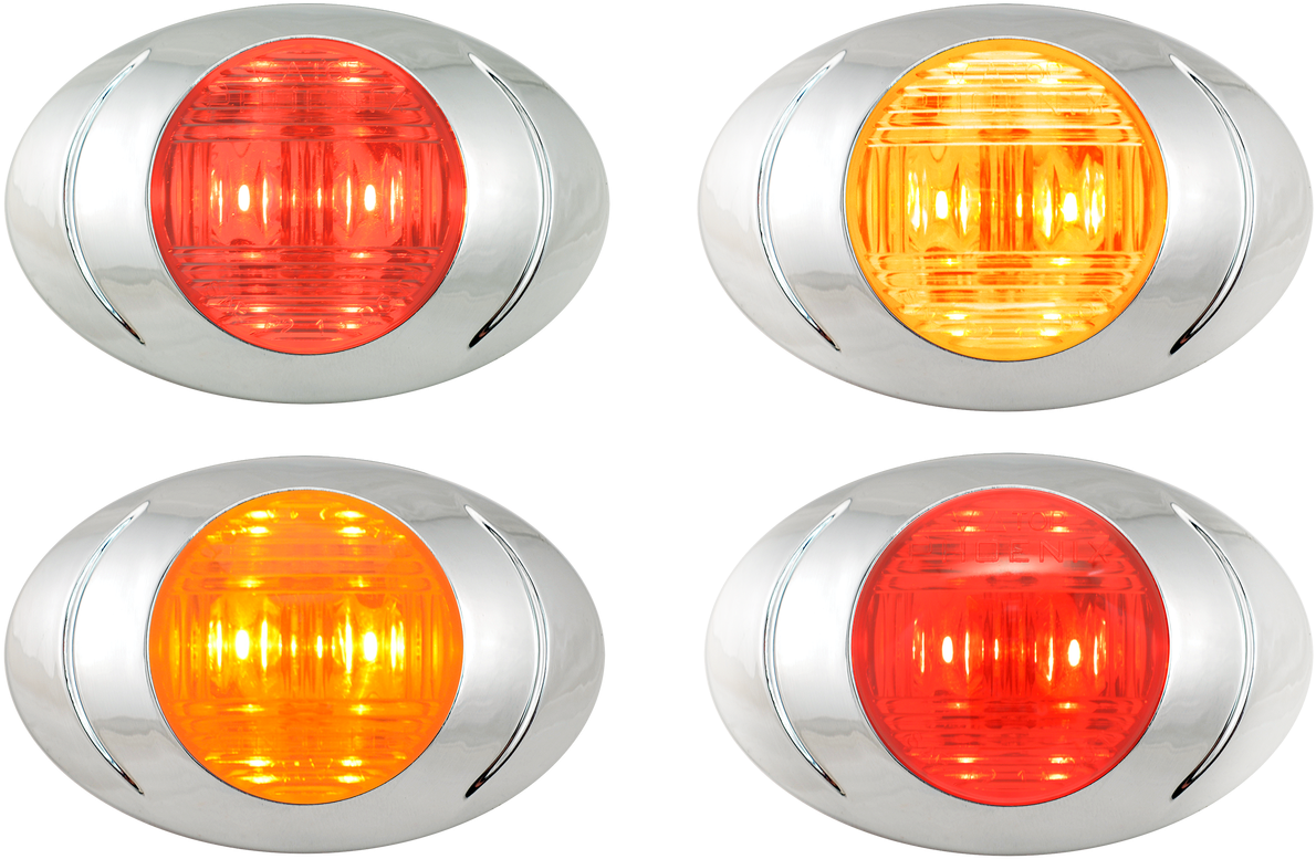 Oval Phoenix P3 Led Clearance Marker Light - Circle Clipart (1280x853), Png Download