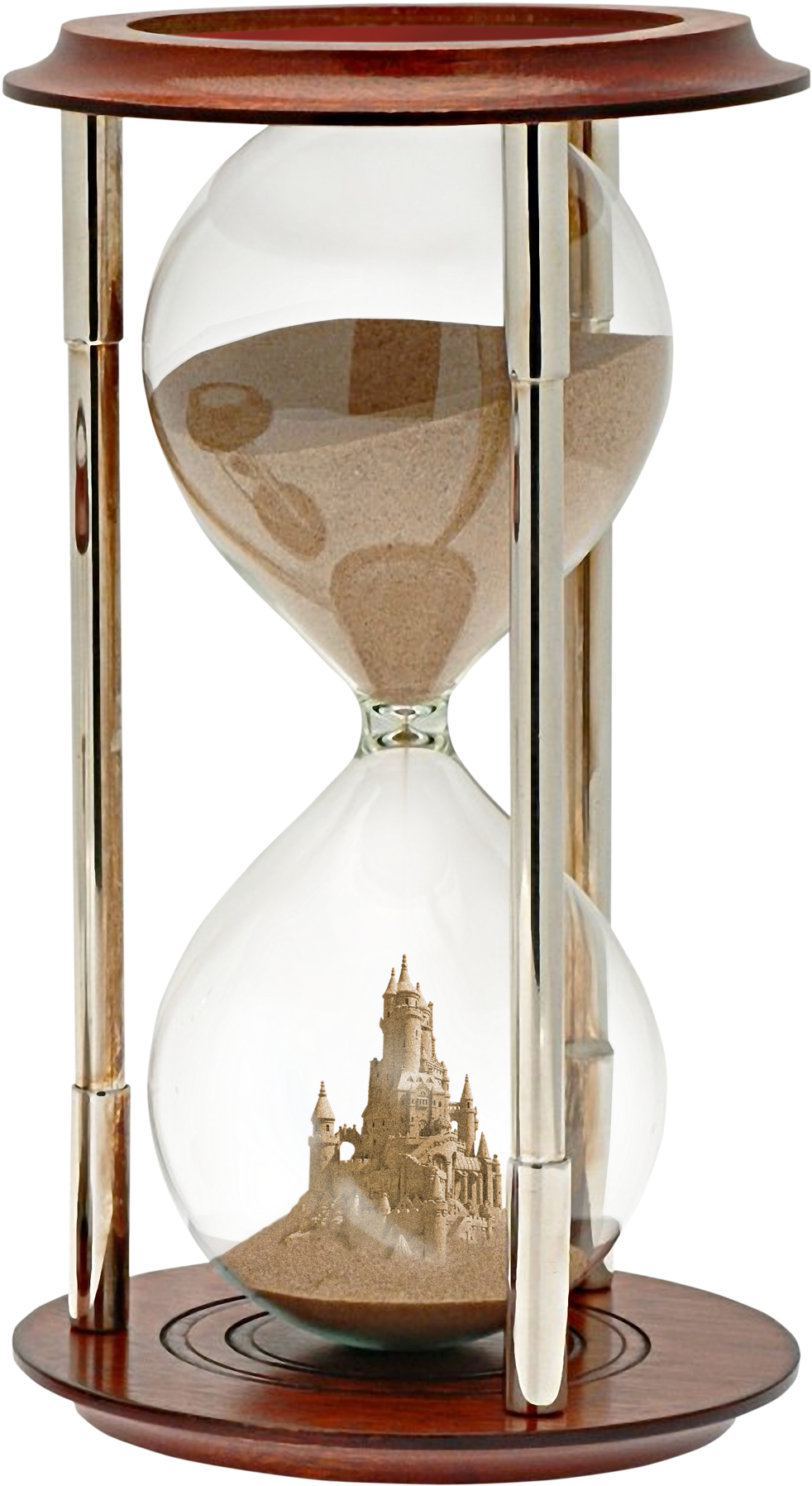 Hourglass Png Transparent Image - Hourglass Png Clipart (500x851), Png Download