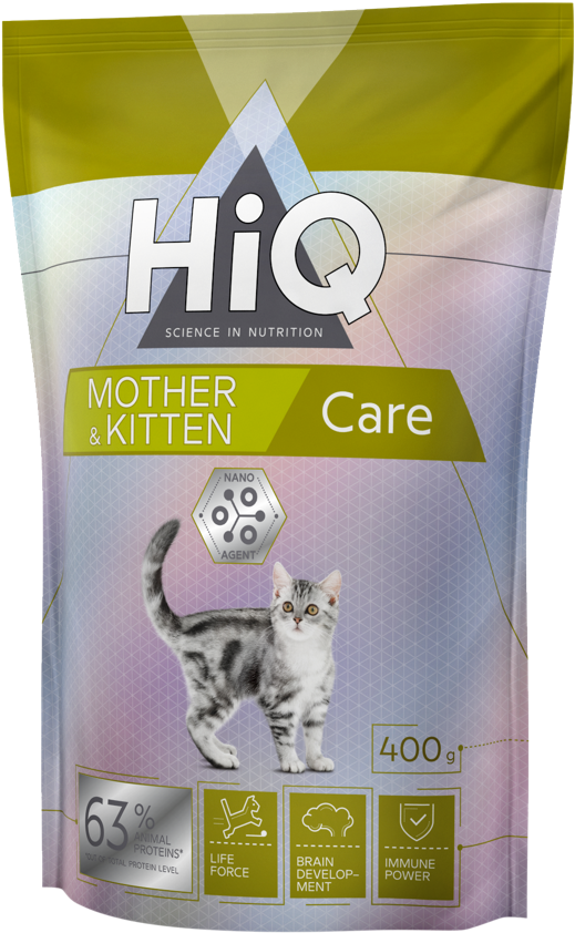 Kitten - Hiq Cat Food Clipart (1032x1125), Png Download