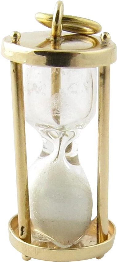 Antique Hourglass Png - Brass Clipart (851x851), Png Download