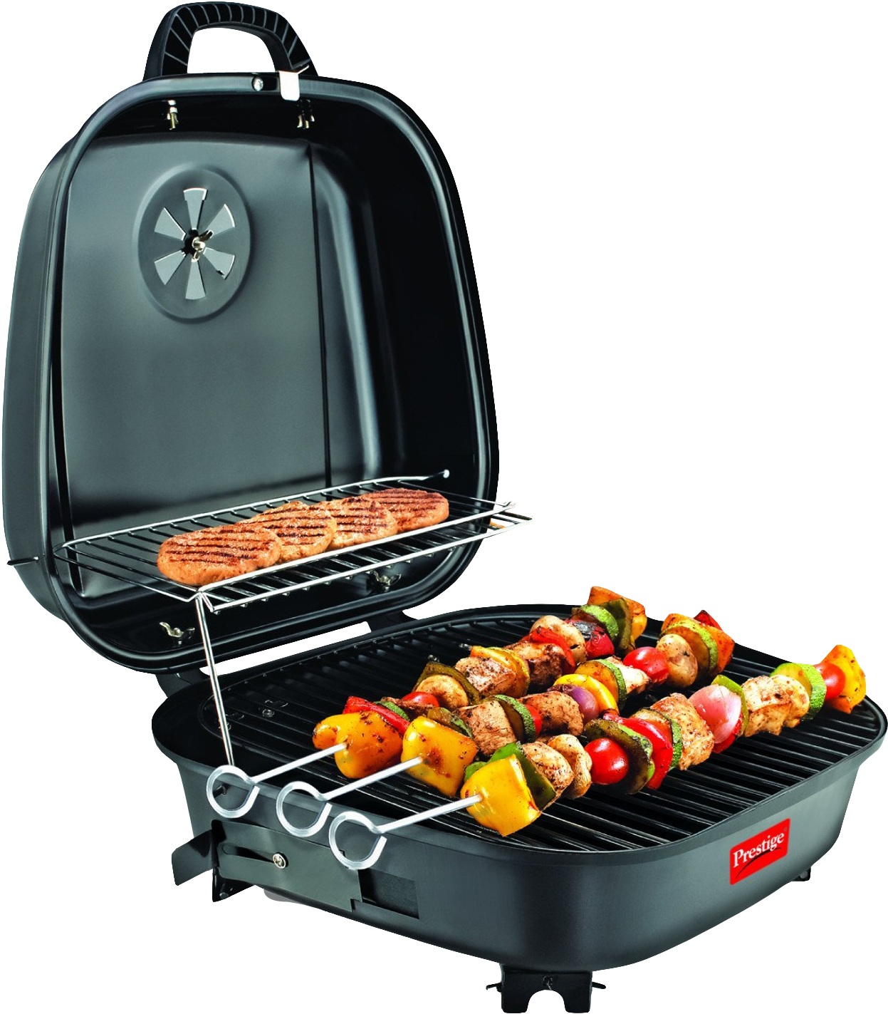 Grill Png Transparent File - Prestige Charcoal Barbecue Grill Clipart (1341x1500), Png Download