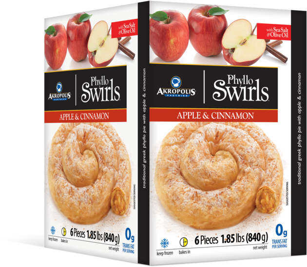 Akropolis Apple Swirls - Akropolis Spinach Swirls 6 X 5 Oz 840g Clipart (1000x700), Png Download