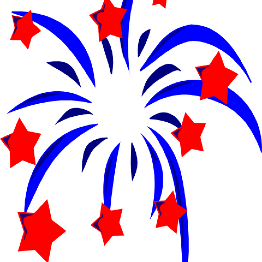 19 Fourth Of July Fireworks Svg Stock Huge Freebie - Red White Blue Stars Png Clipart (1024x1024), Png Download