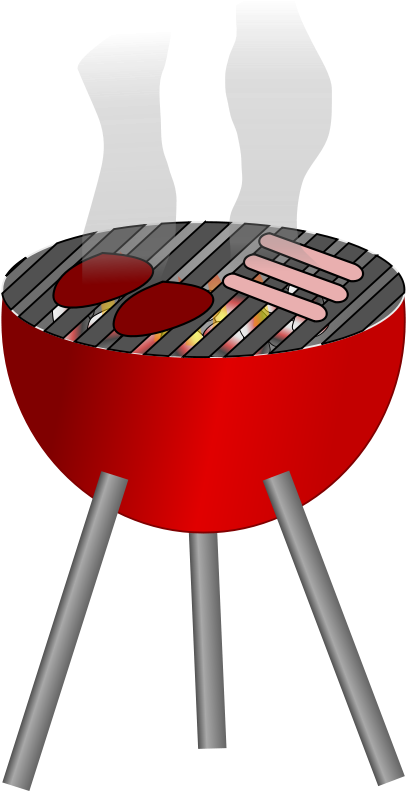 Bbq Tools Free Barbecue - Bbq Grill Clip Art - Png Download (405x800), Png Download