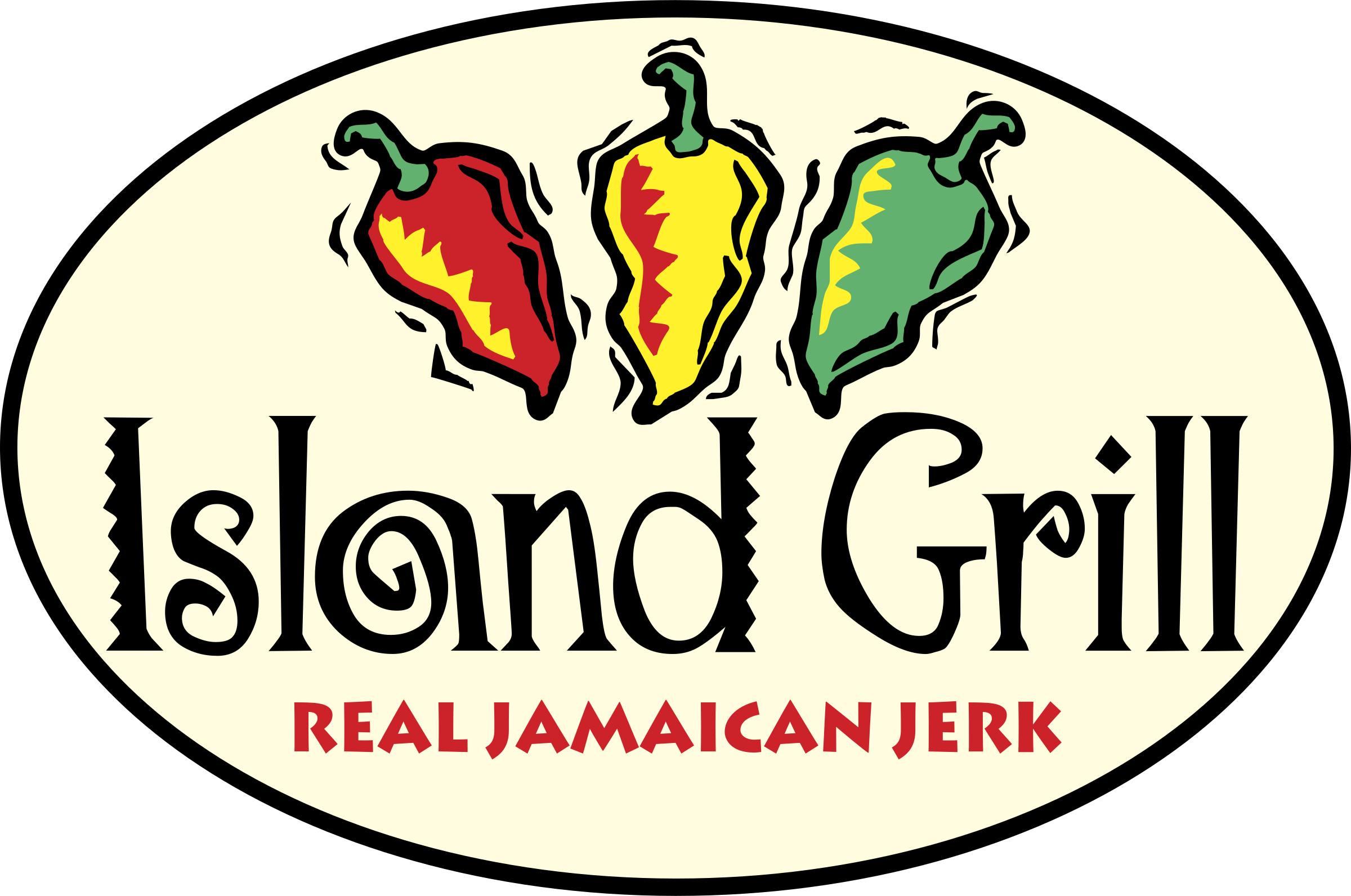 Island Grill Logo Png Transparent - Island Grill Jamaica Logo Clipart (2400x1592), Png Download