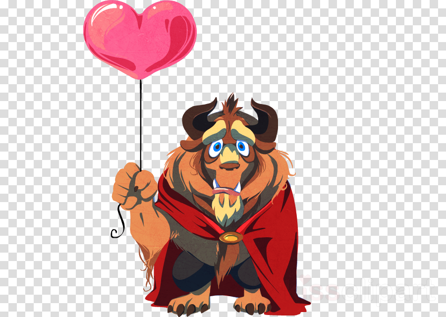 Cute Beast From Beauty And The Beast Clipart Belle - Beauty And The Beast Chibi - Png Download (900x640), Png Download