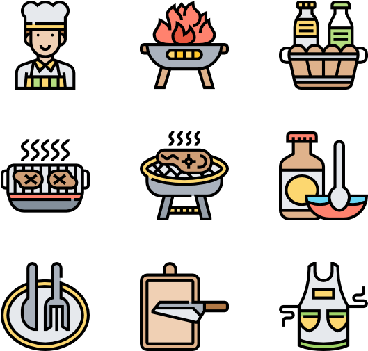 Bbq And Grill - Witty Travel Icon Transparent Background Clipart (600x564), Png Download
