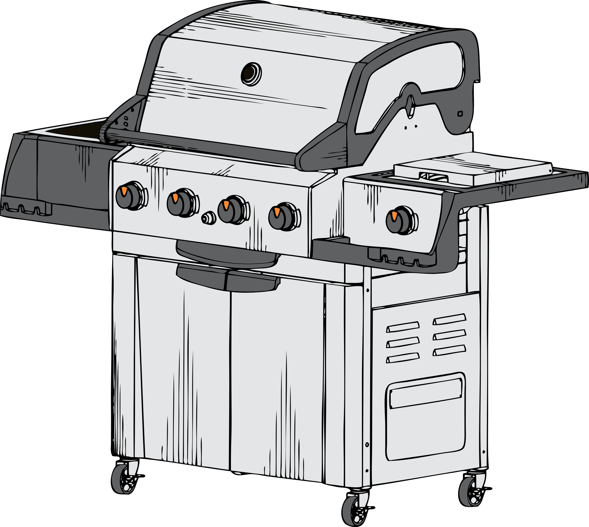 This Free Icons Png Design Of Barbeque Grill Clipart (2400x2150), Png Download