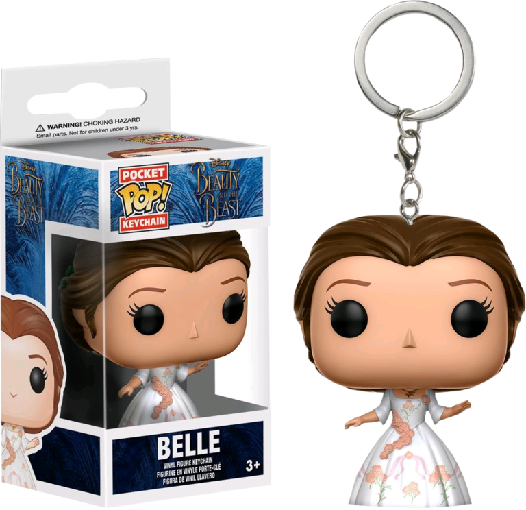 Beauty And The Beast - Pocket Pop Keychain Beauty And The Beast Belle Clipart (768x744), Png Download