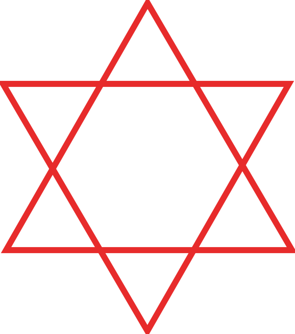 File - Davidstar - Many Triangles Are There Clipart (578x653), Png Download