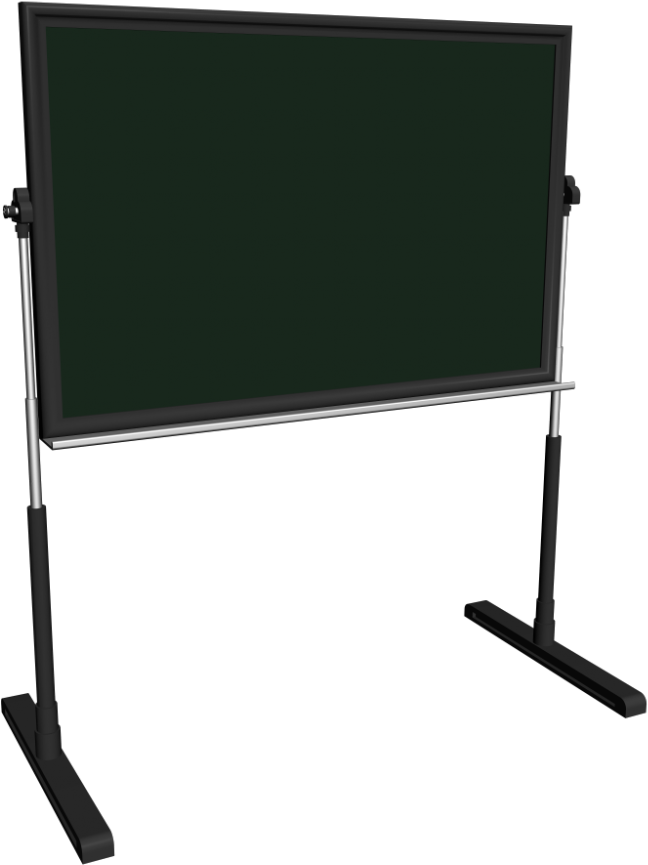 Chalkboard Freestanding - Led-backlit Lcd Display Clipart (1000x1000), Png Download