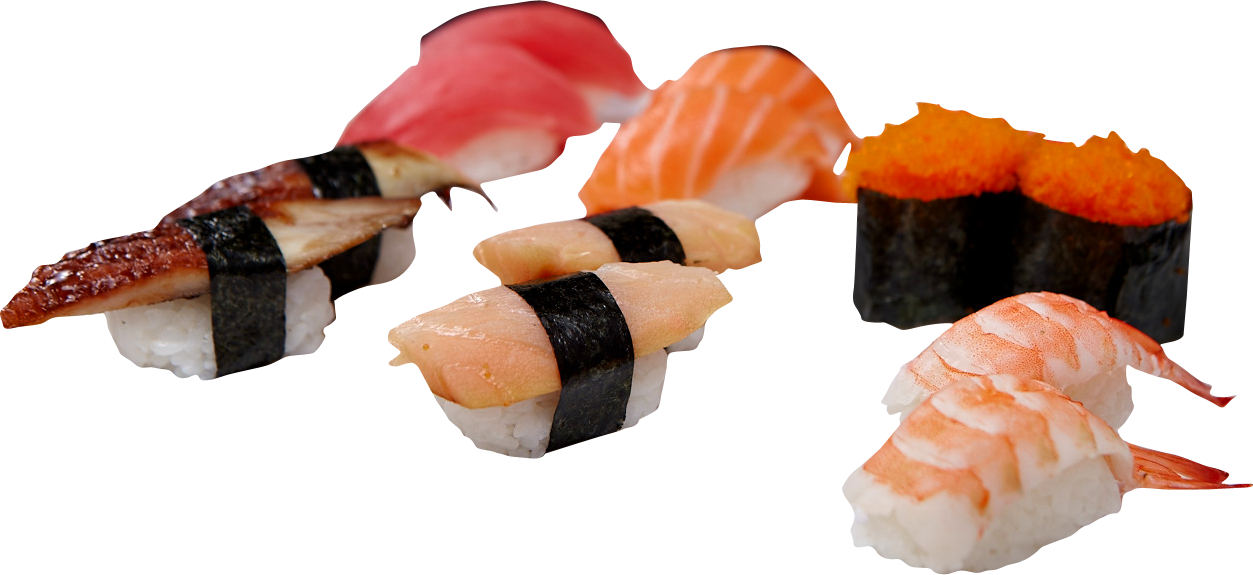Download - ซูชิ Png Clipart (1253x575), Png Download