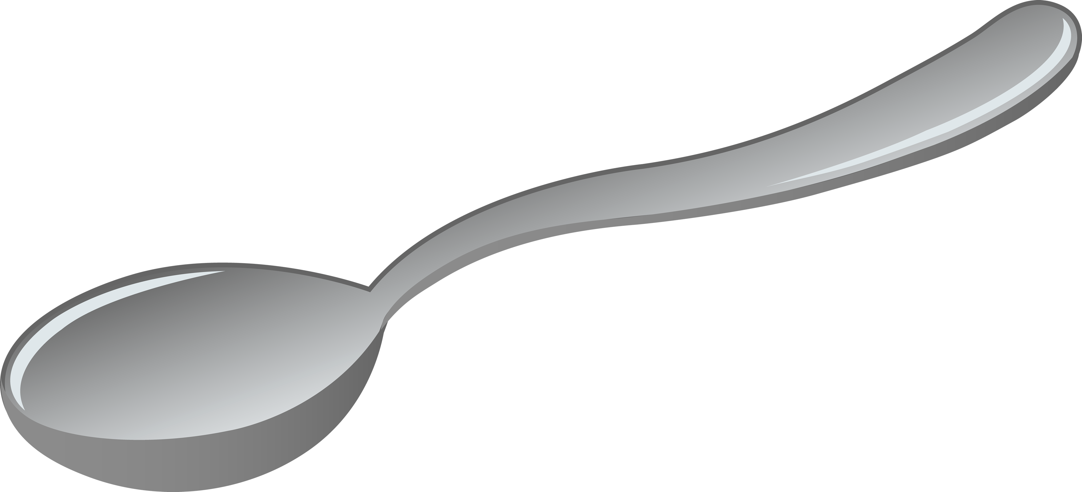 Spoon Png Image - Spoon Clipart Transparent Png (3516x1600), Png Download