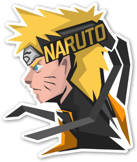 Naruto Sticker Clipart (516x600), Png Download