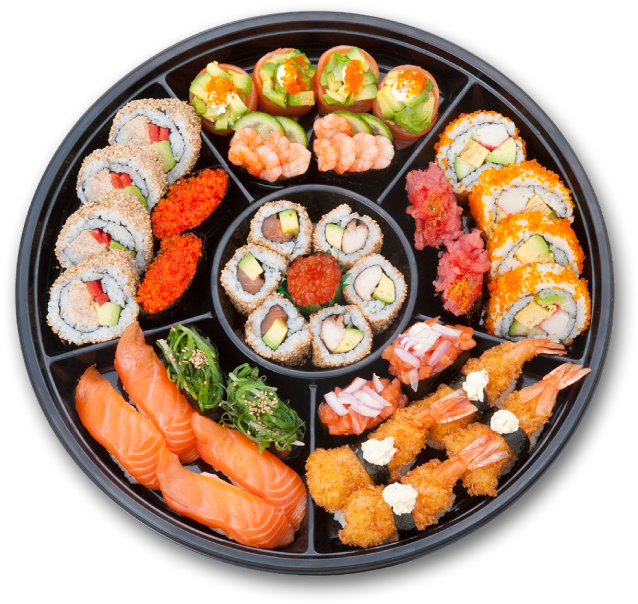 660 X 630 3 - Sushi Platter Png Clipart (660x630), Png Download