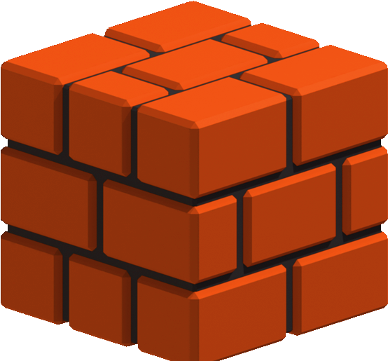 Brick - Brick Png - Pile Driver Micro Goomba Clipart (593x529), Png Download