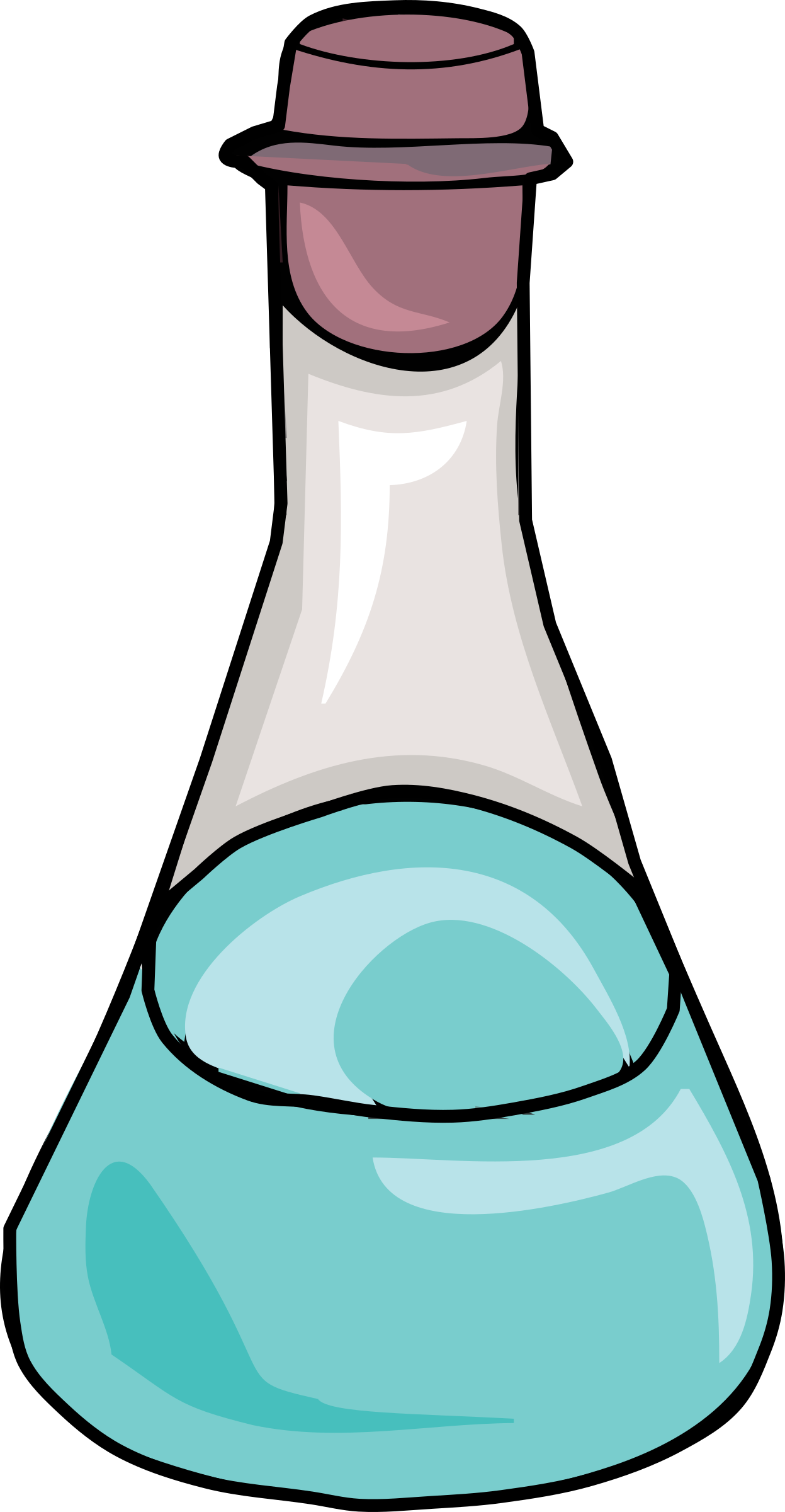 This Free Icons Png Design Of Science Flask Clipart (1247x2400), Png Download