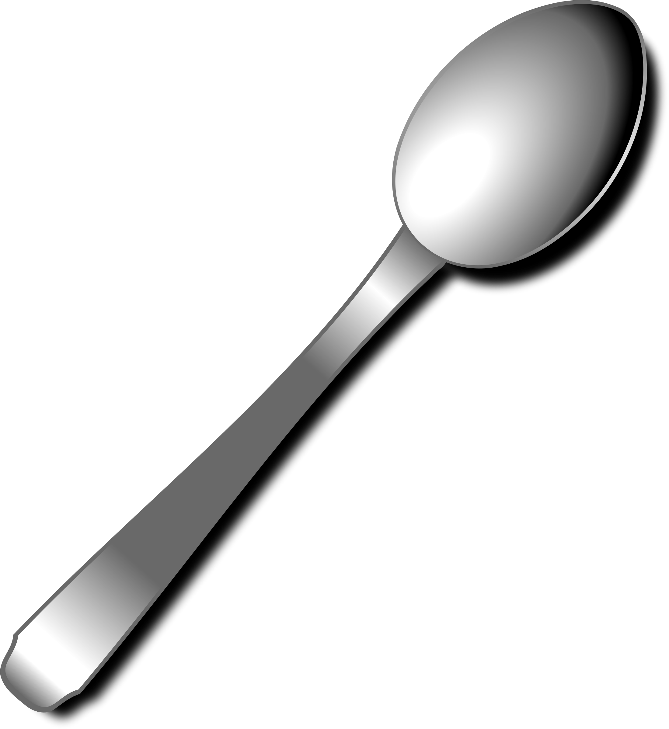 Spoon Png Transparent Image - Spoon Clipart (2199x2397), Png Download