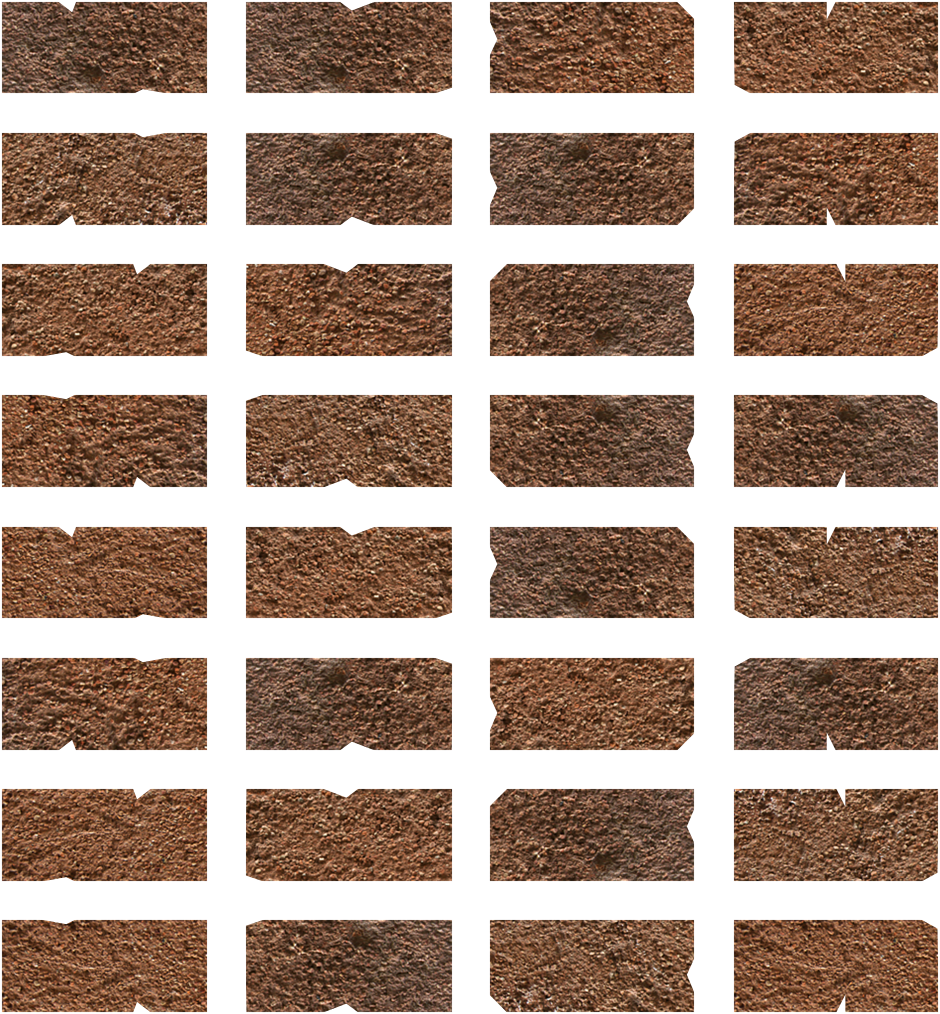 One Brick Texture - Grout Clipart (940x1014), Png Download