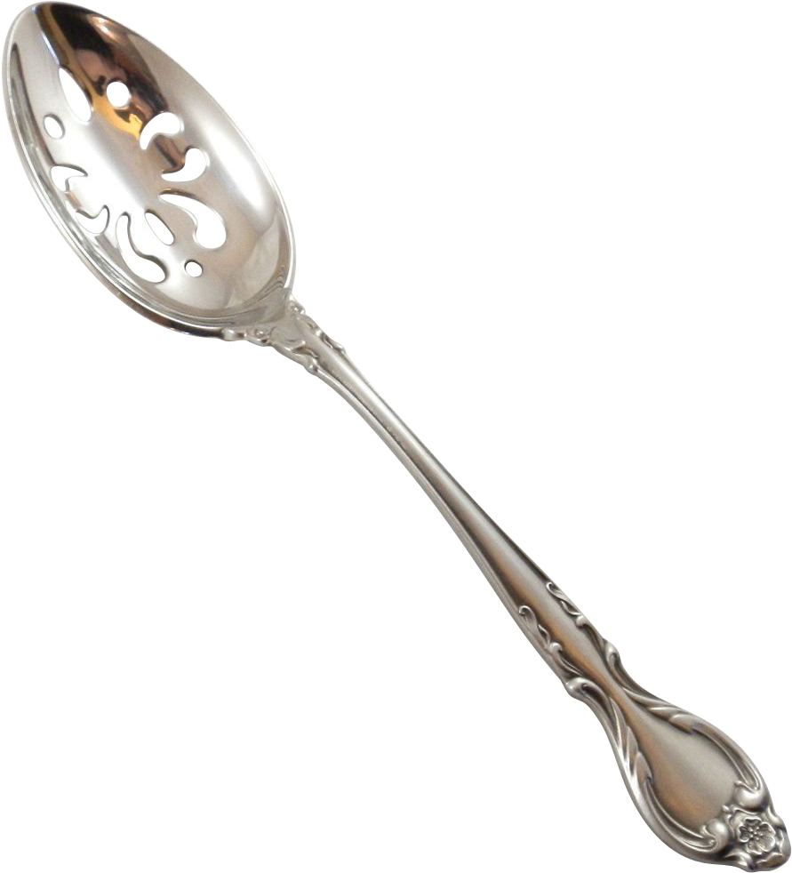 Clipart Royalty Free Stock Dessert Cutlery Kitchen - Fancy Silver Spoon - Png Download (1078x1078), Png Download