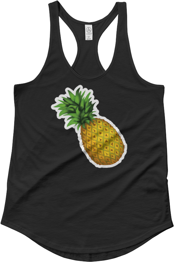 Women's Emoji Tank Top - Pineapple Clipart (575x865), Png Download