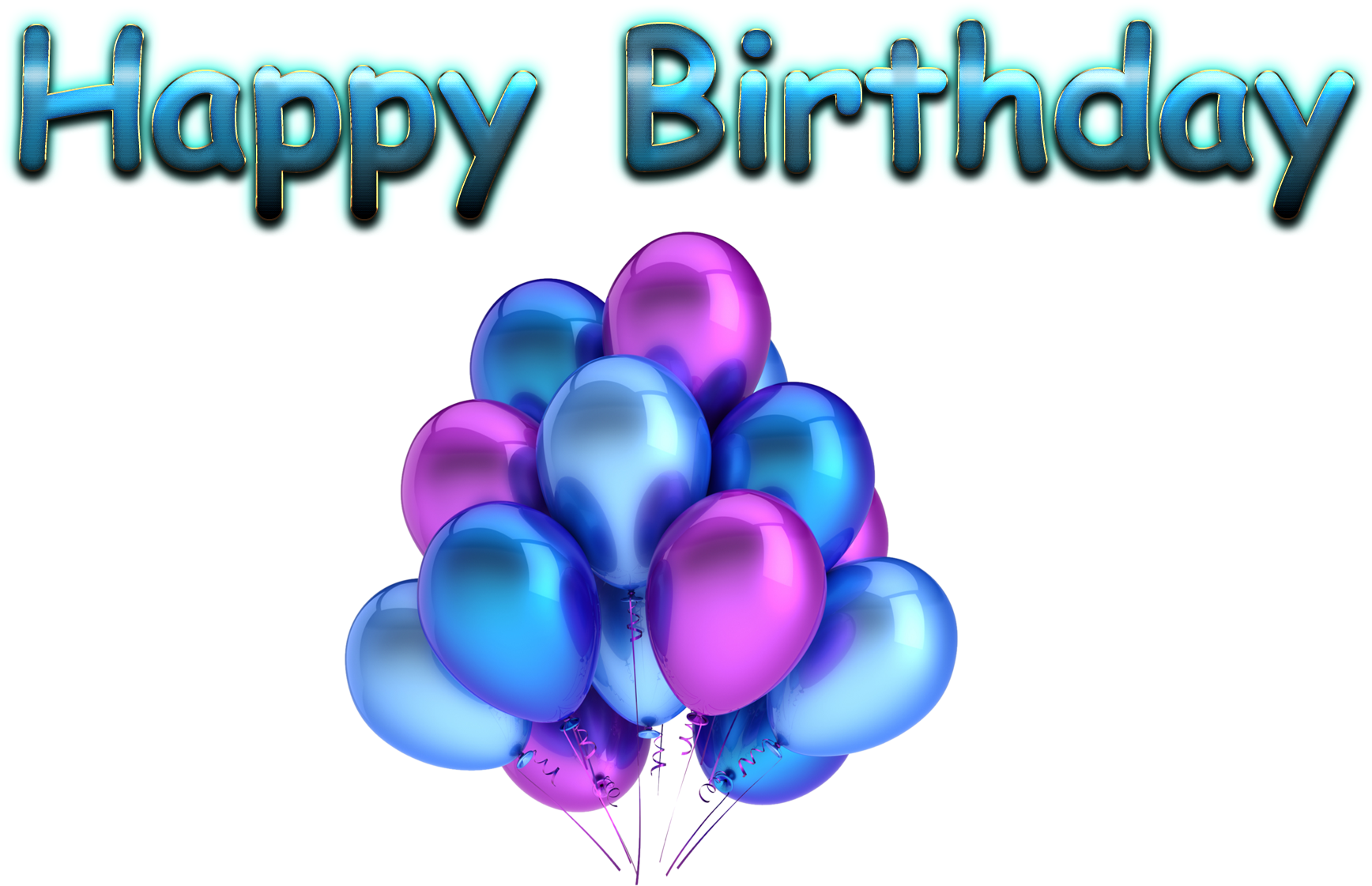 Happy Birthday Png Photos - Balloon Clipart (1920x1200), Png Download