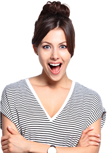 Woman Happy Png - Girl Clipart (630x529), Png Download