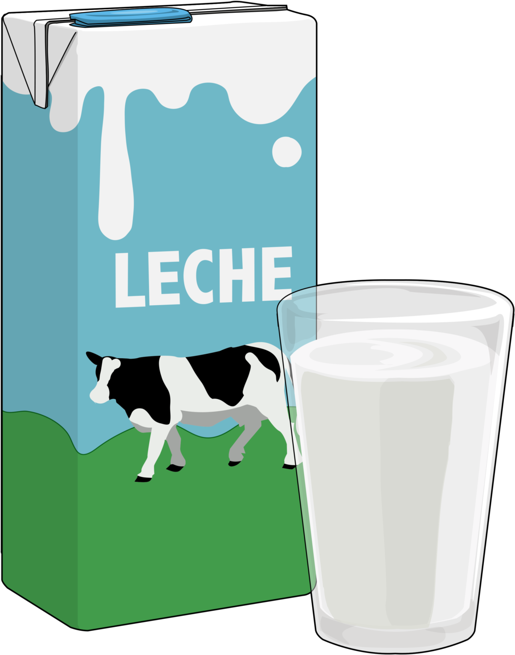 Brick De Leche Png Clipart (1170x1655), Png Download