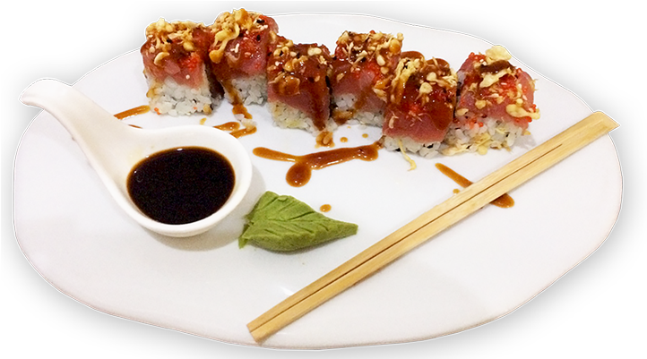 Japanese Sushi - Hors D'oeuvre Clipart (840x400), Png Download