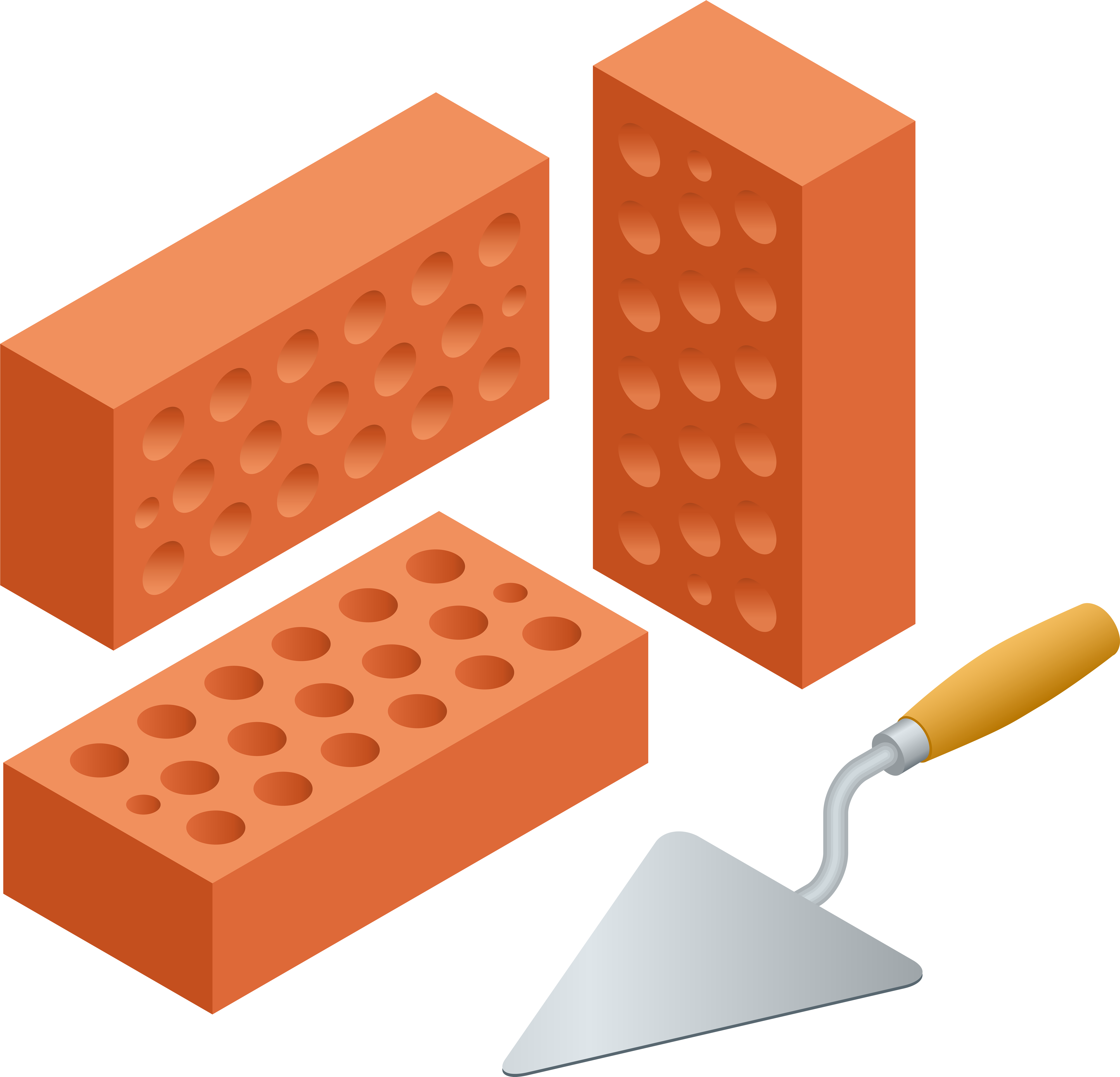 Free Png Download Trowel And Bricks Clipart Png Photo - Bricks Png Transparent Png (850x824), Png Download
