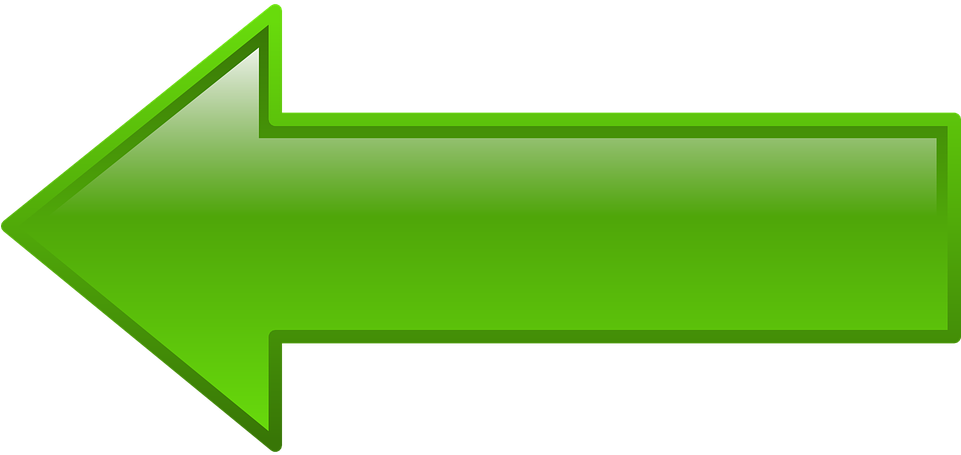 Pointer Clipart Green Arrow - Fleche Vert Png Transparent Png (960x480), Png Download