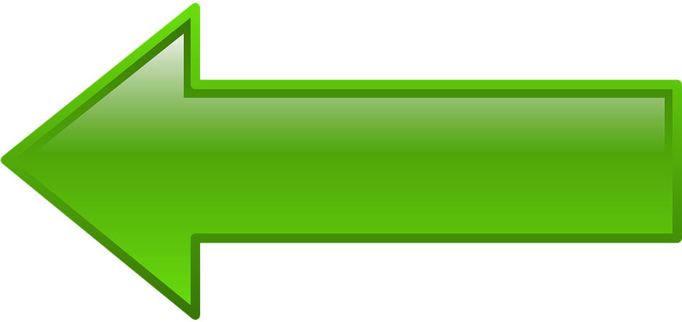 Pointer Clipart Green Arrow - Fleche Vert Png Transparent Png - Large Size  Png Image - PikPng