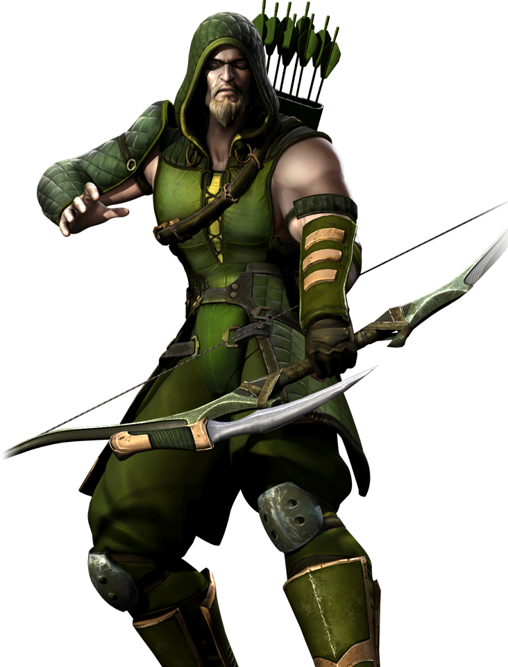 Latest Images - Injustice Green Arrow Bow Clipart (732x960), Png Download