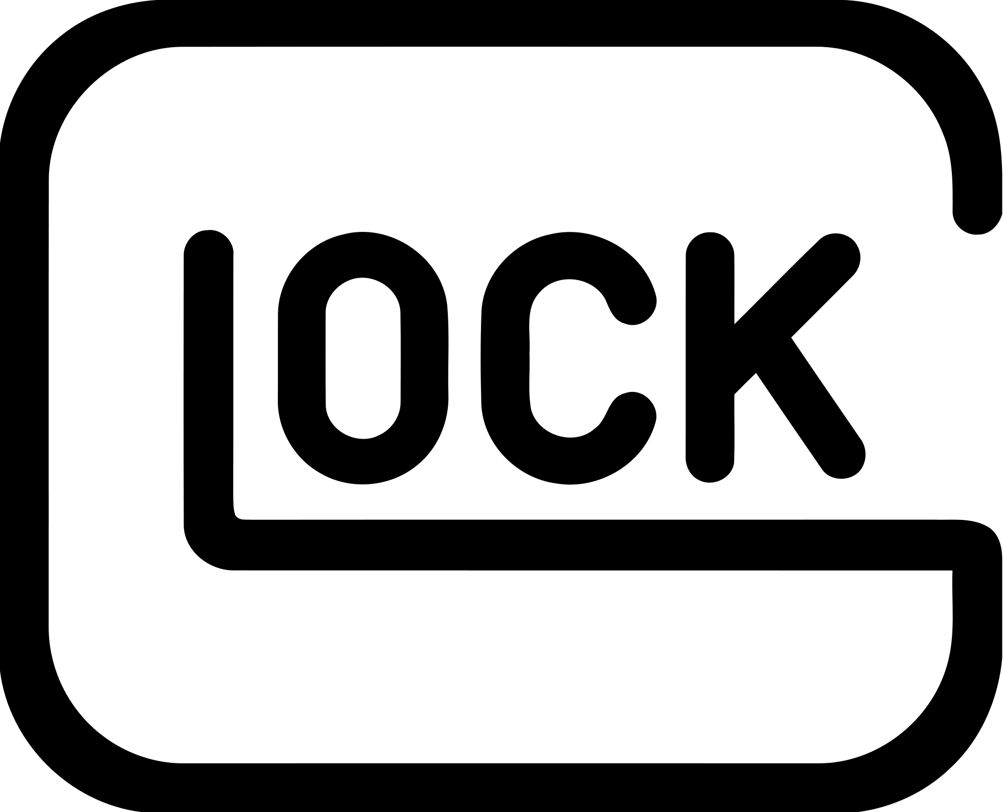 Glock Logo Png - Glock Logo Clipart (2000x1618), Png Download