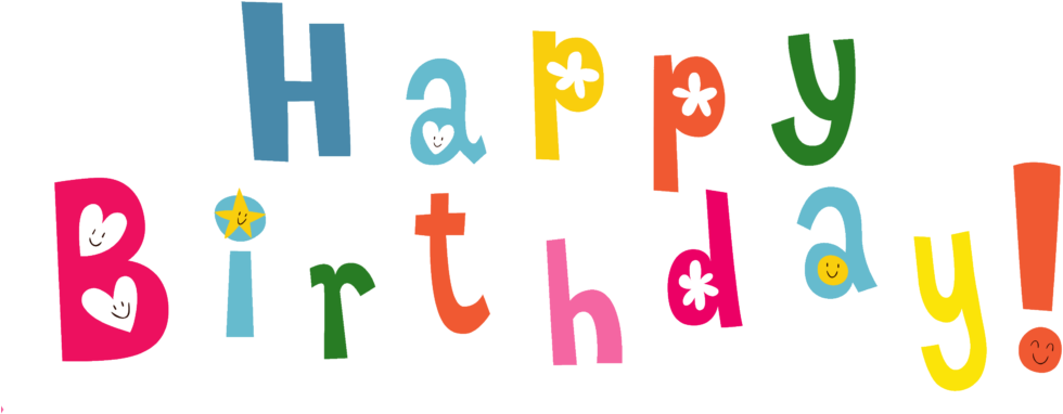 Happy Birthday Letters - Graphic Design Clipart (1024x448), Png Download