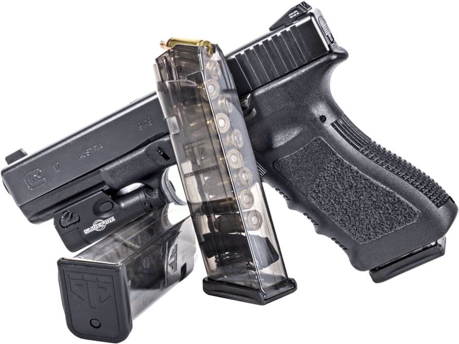 Png Free Download Ets Mm Limited Round Mag G X - Ets Glock 19 Mag Clipart (1000x680), Png Download