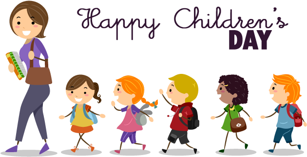 Children's Day Transparent - Happy Children Day Png Clipart (640x480), Png Download