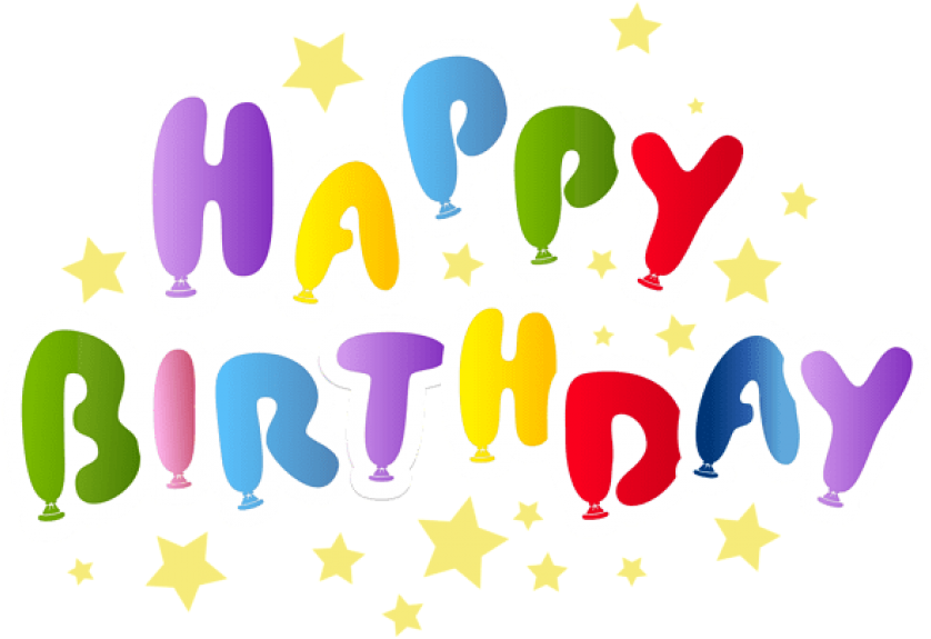 Free Png Download Happy Birthday Png Images Background Clipart (850x583), Png Download