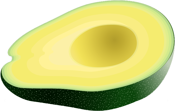 Avocado Clipart - Avocado Clipart No Background - Png Download (800x600), Png Download