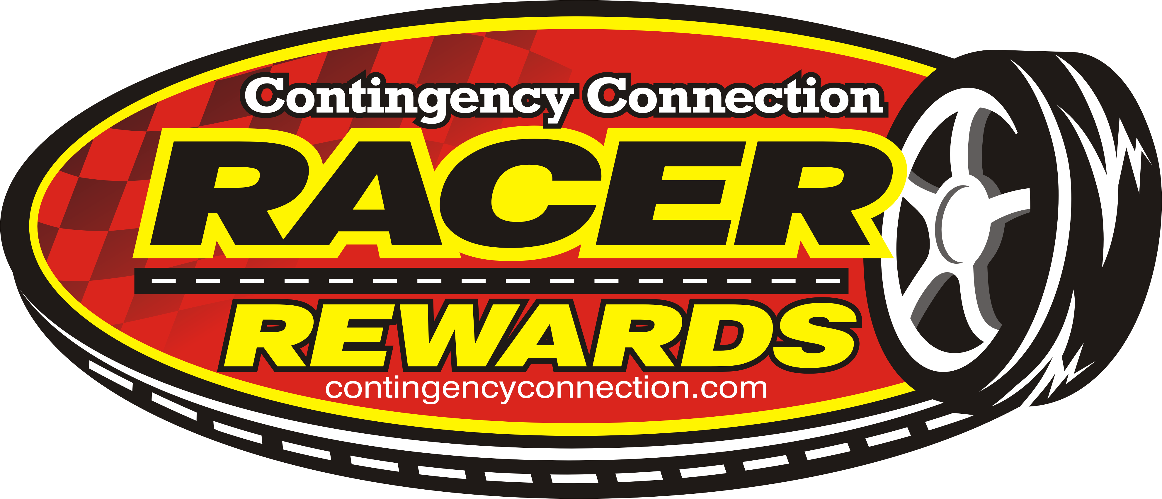 Racer Rewards Program - Oval Clipart (3965x1703), Png Download